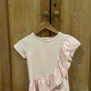 Habitual Light Pink Ruffle Tee
